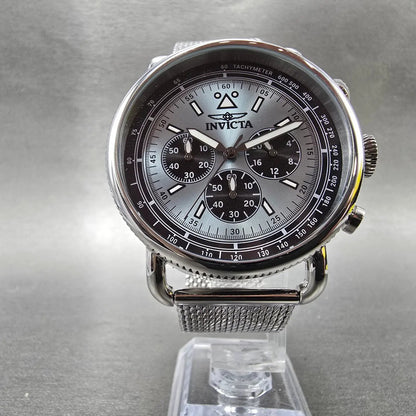Invicta Speedway Chronograph Watch Men 44mm Blue Dial Silver Tone 47359 New Batt6