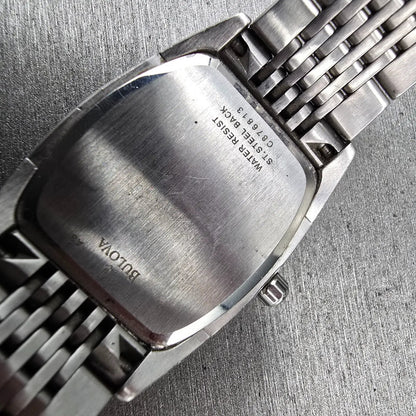 Bulova Watch Women 30mm MOP Dial Silver Tone Gemmed Tonneau 96R50 New Battery10