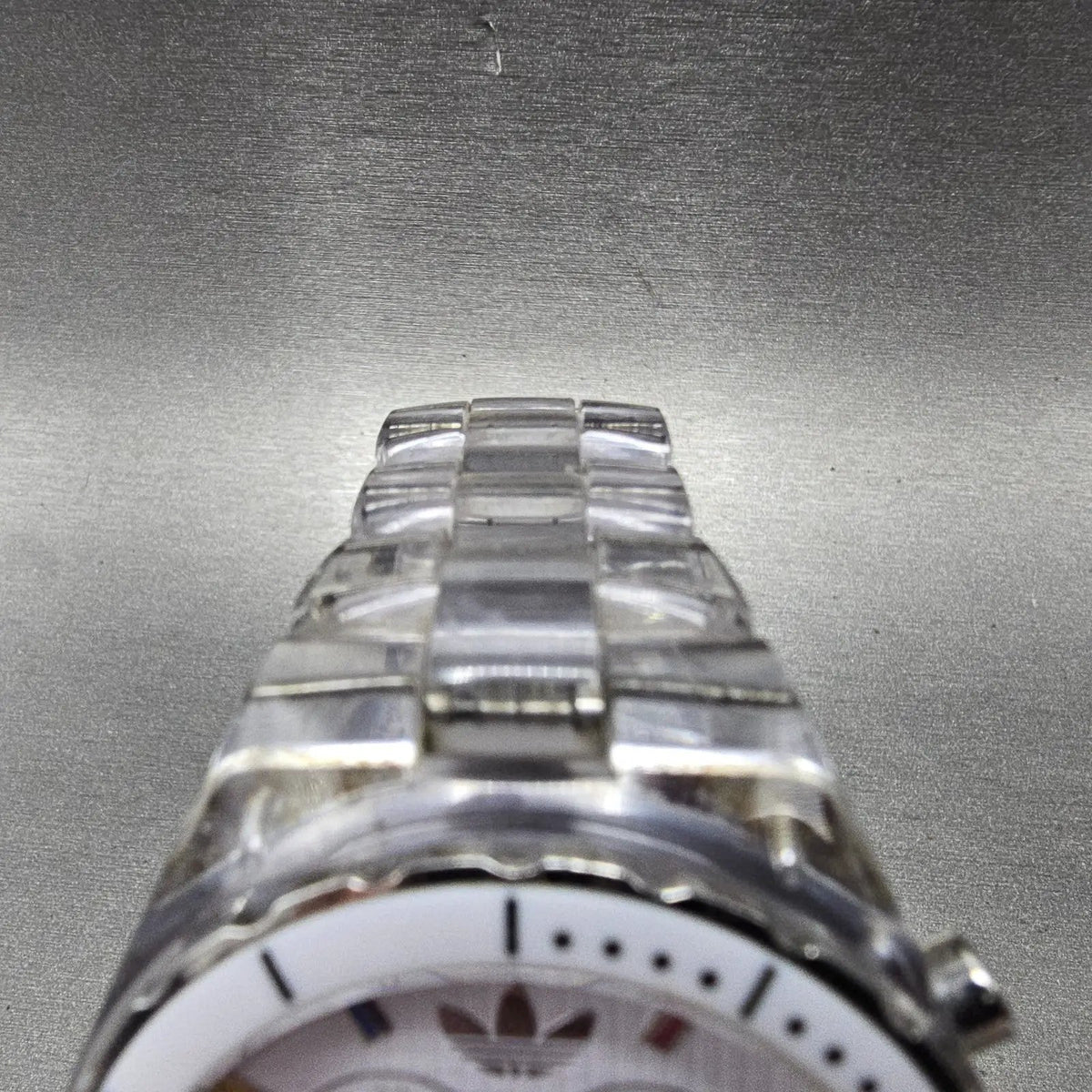 Adidas Cambridge Chronograph Watch Men 44mm White Dial Clear Date New Battery4