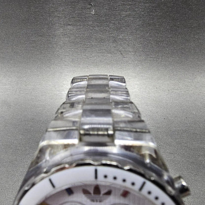 Adidas Cambridge Chronograph Watch Men 44mm White Dial Clear Date New Battery4