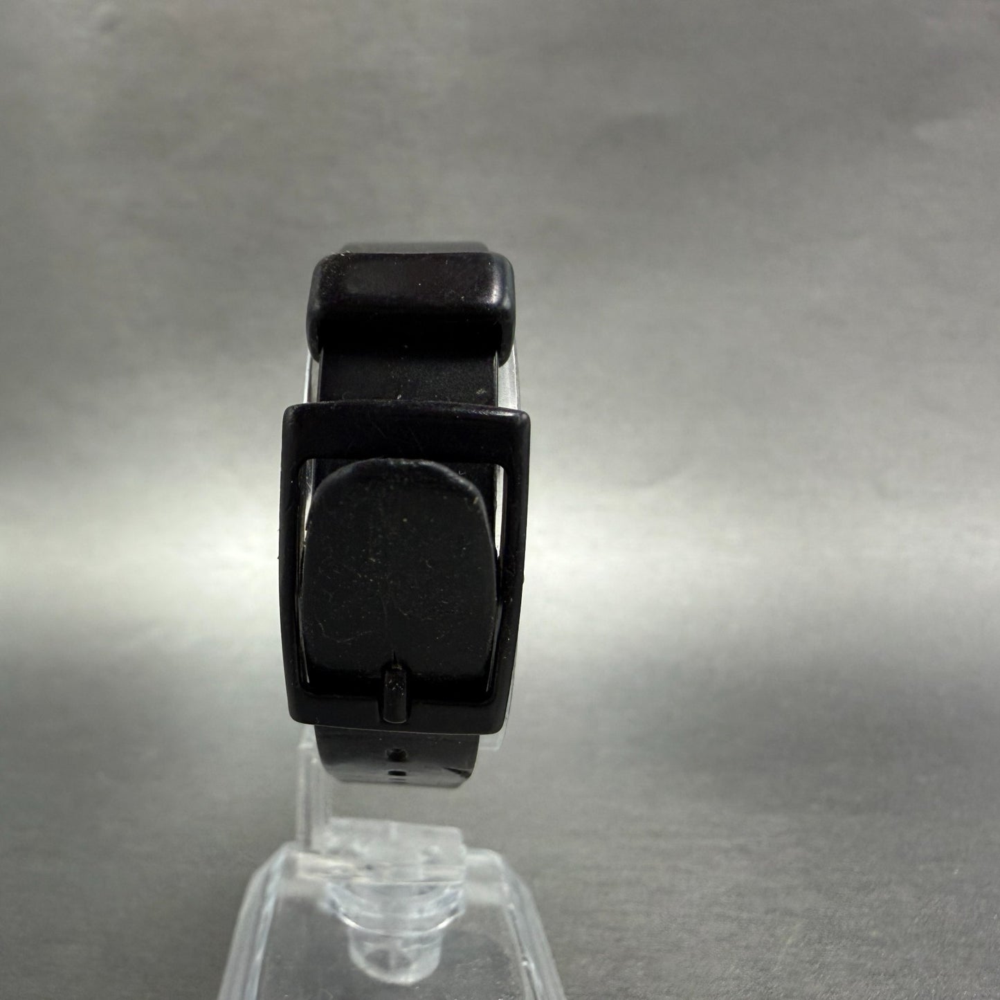 Swatch Nicholette Watch Women 24mm Black Dial Black Tone Round LB105 New Batt7