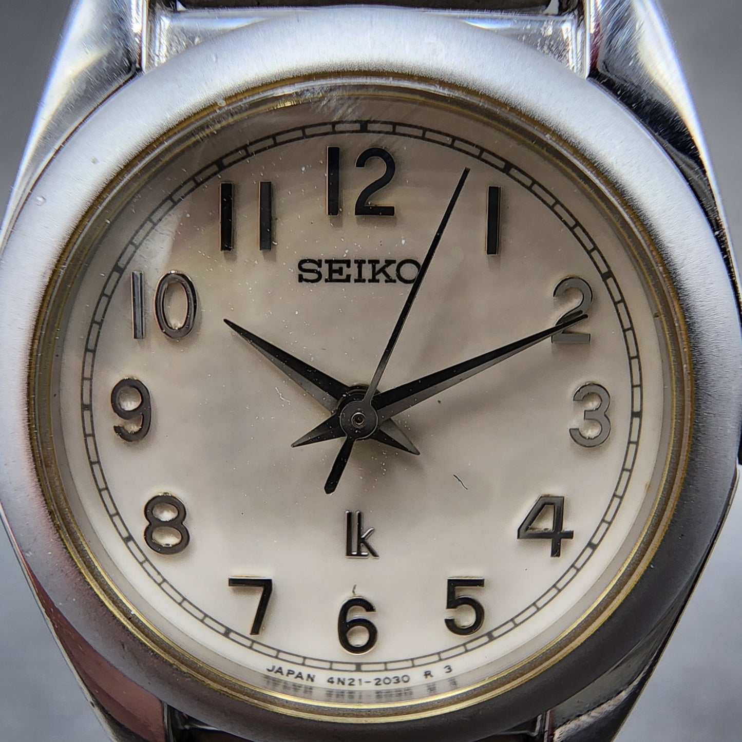 Seiko Lukia Watch Women 25mm White Dial Silver Tone 4n210980 New Battery1
