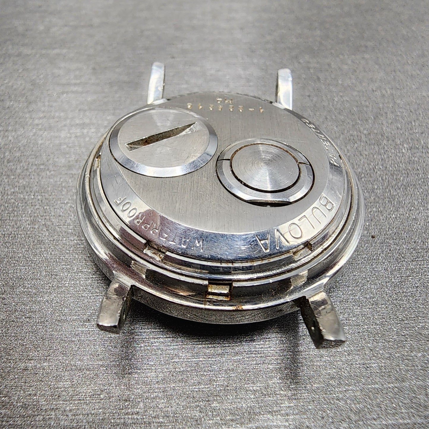 Bulova Accutron Spaceview M4 Watch men 35mm Skeleton Dial Steel  PARTS11