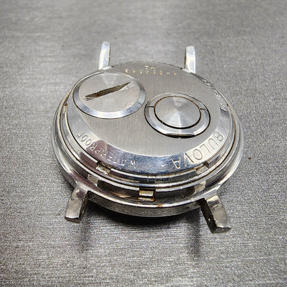 Bulova Accutron Spaceview M4 Watch men 35mm Skeleton Dial Steel  PARTS11