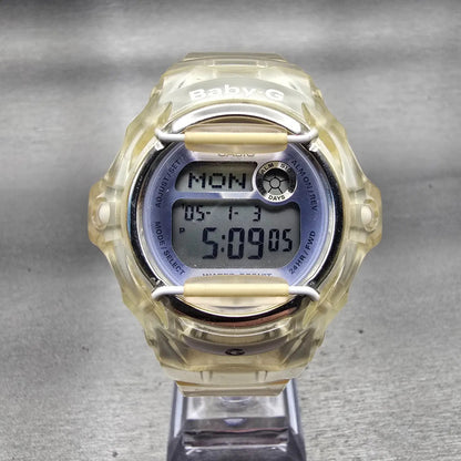 Casio Baby-G BG-169R Watch Women 43mm Blue Clear Chronograph Alarm New Battery l0