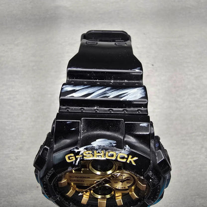 Casio G-Shock GA-140GB Watch Men 50mm Gold Black Chronograph Alarm New Battery4