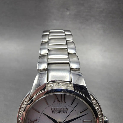 Citizen Eco-Drive Ciena Watch Women 35mm White Dial Steel Round EM0090-57A Runs4