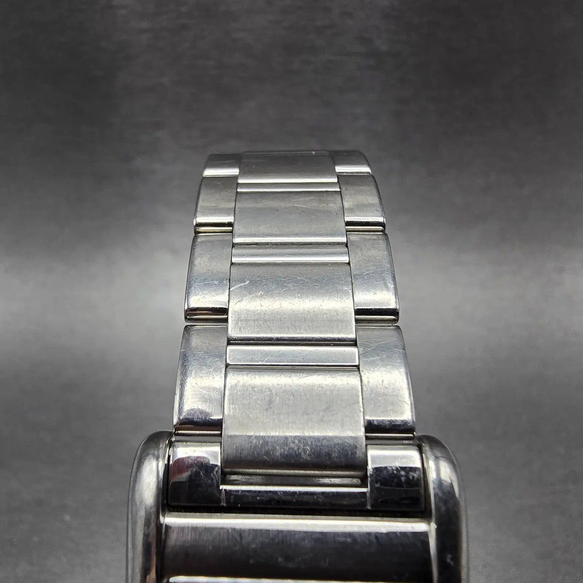 Coach Tank Watch Men 25mm Silver Dial Silver Tone Rectangle W502B PARTS5