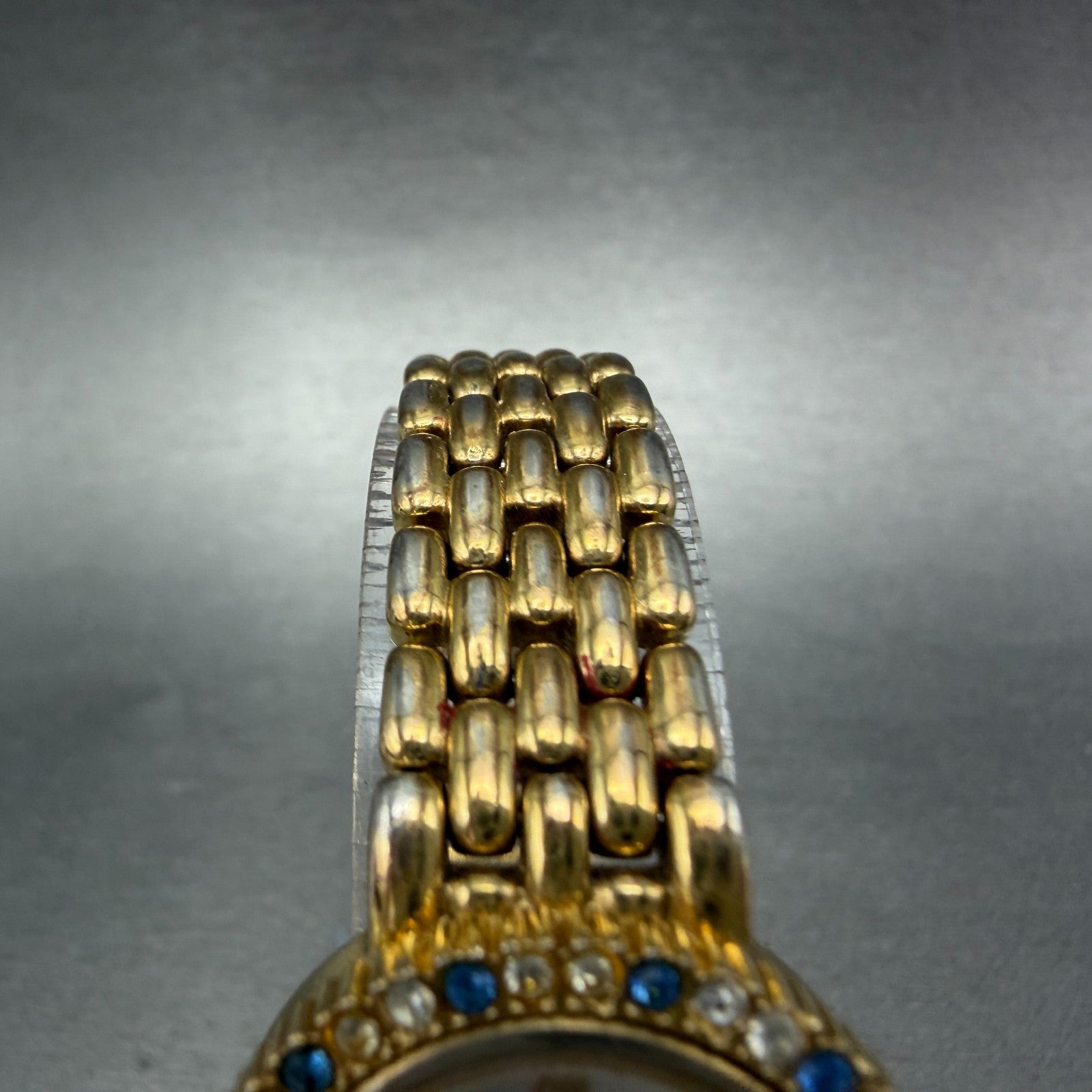 Peugeot Watch Women 24mm MOP Dial Gold Tone Interchangeable Bezel New Battery4