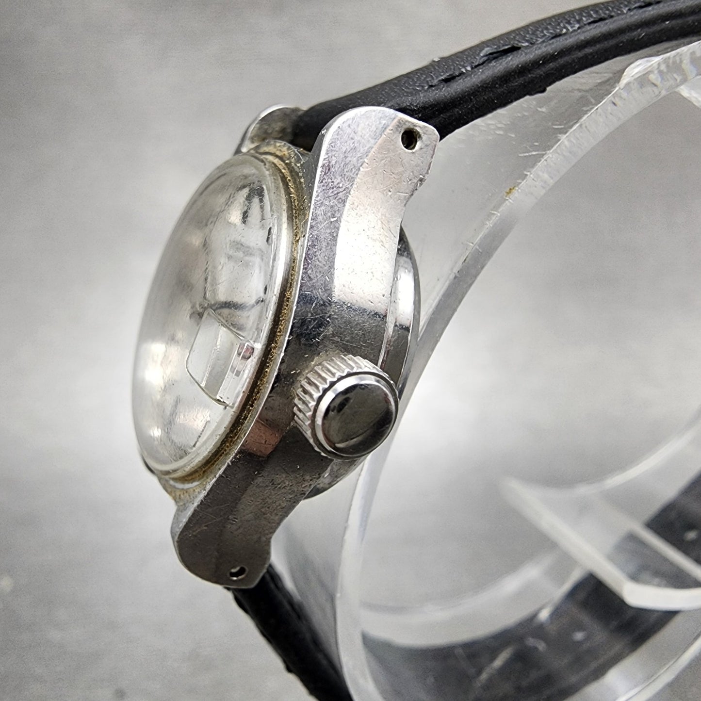 Seiko Matic Lady Watch Women 21mm Silver Dial Silver Tone Date 25170261 Runs2