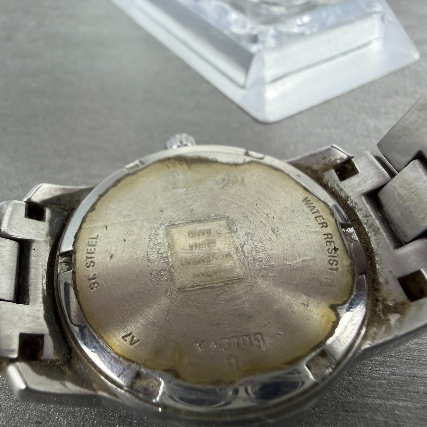 Bulova Marine Star Watch Women 30mm MOP Dial Steel Small Seconds 96P001 NewBatt9