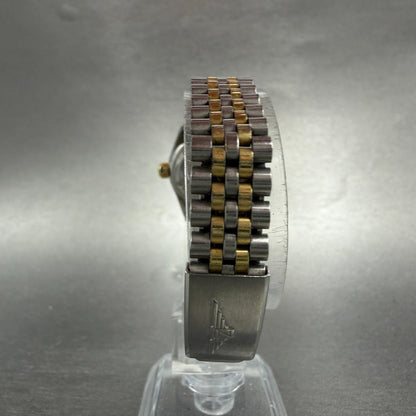 Longines Watch Women 26mm Champagne Dial Two Tone Date 152 1645 PARTS VTG8