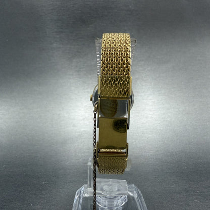 Seiko Lassale Watch Women 22mm Champagne Dial Gold Tone 1400-0479 New Battery KH7