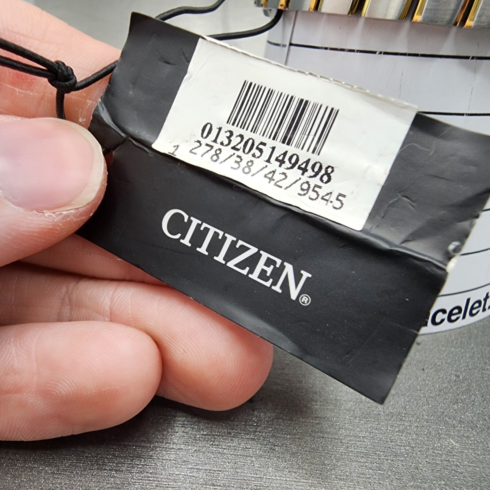 Citizen EcoDrive L Ceci Watch Women 32mm Black Dial Two Tone Diamond Runs11
