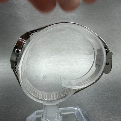 Omega De Ville Watch Women 20mm White Dial Silver Tone Round Manual Wind Runs6