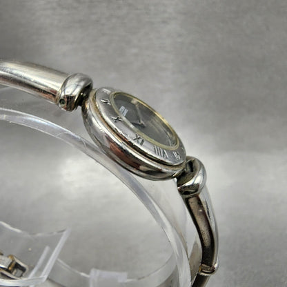 Citizen Watch Women 21mm Gray Dial Silver Tone Round Bangle 5920H14258 New batt3