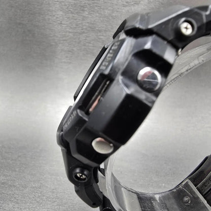 Casio G-Shock AWG-100C Watch Men 47mm Black Silver Alarm Chrono Solar Works JP2