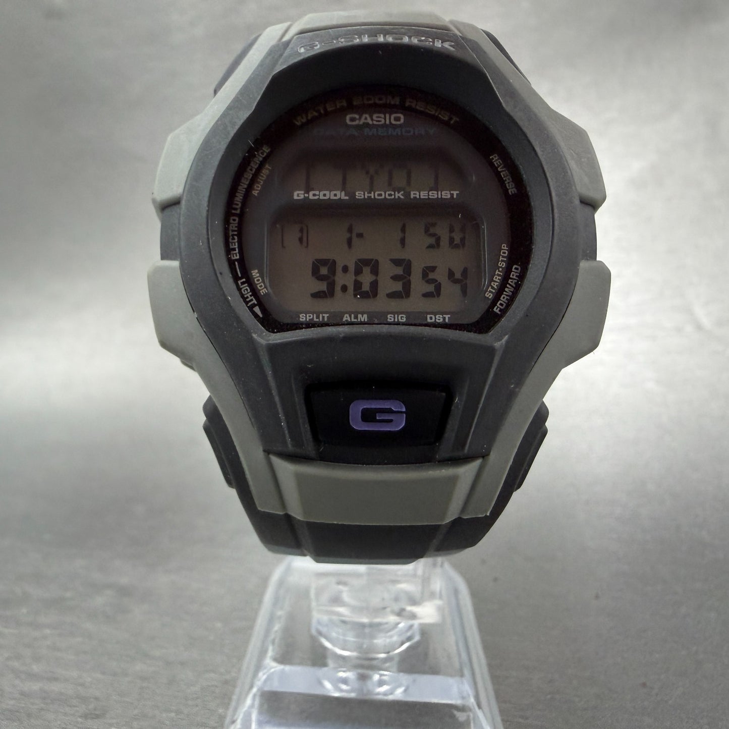 Casio G-Shock GT-2000 Watch Men 44mm Digital Gray & Black Tone Alarm NewBat5