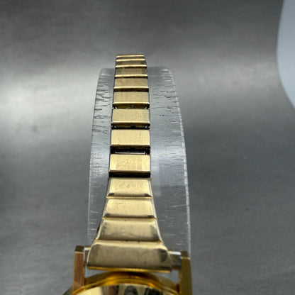 Bulova Watch Women 24mm Champagne Dial Gold Tone Round 84363 New Battery4
