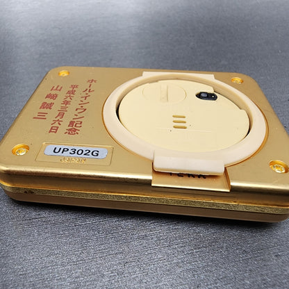 Seiko Travel Alarm Clock Champange Dial Gold Tone 2.5" by 1.85 New BattUP302G5