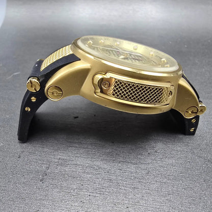 Invicta S1 Chronograph Watch Men 48mm Champagne Dial Gold Tone Date 0899 New Bat5