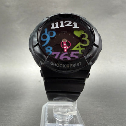 Casio Baby-G Watch Women 43mm Analog Digital Black Dial Black Tone New Battery5