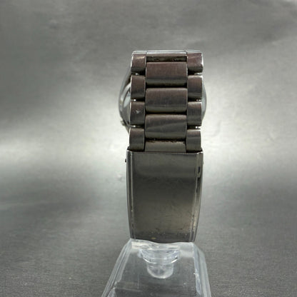 Seiko 5 Automatic Watch Men 37mm Silver Dial Silver Tone Daydate 7S26-3040 PARTS8