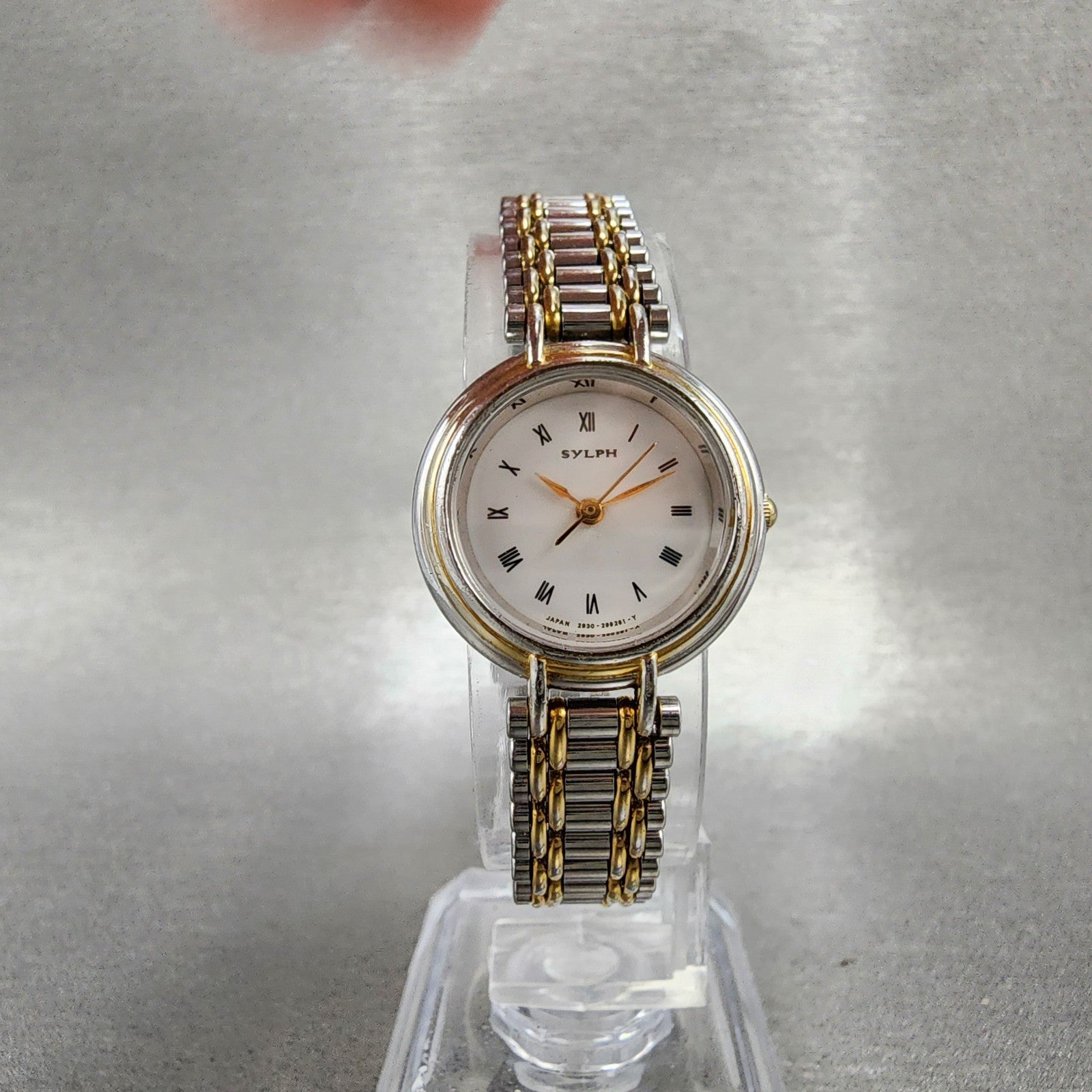 Citizen Sylph Watch Women 21mm White Dial Two Tone 2930294548 New Battery6