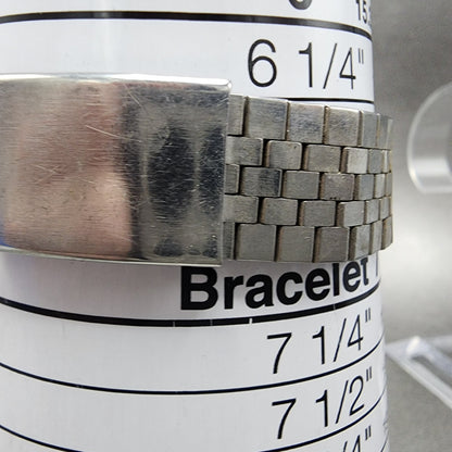 Casio W38 Watch Men 33mm LCD Silver Tone Alarm Chrono Octagon READ!!!! New Batt10