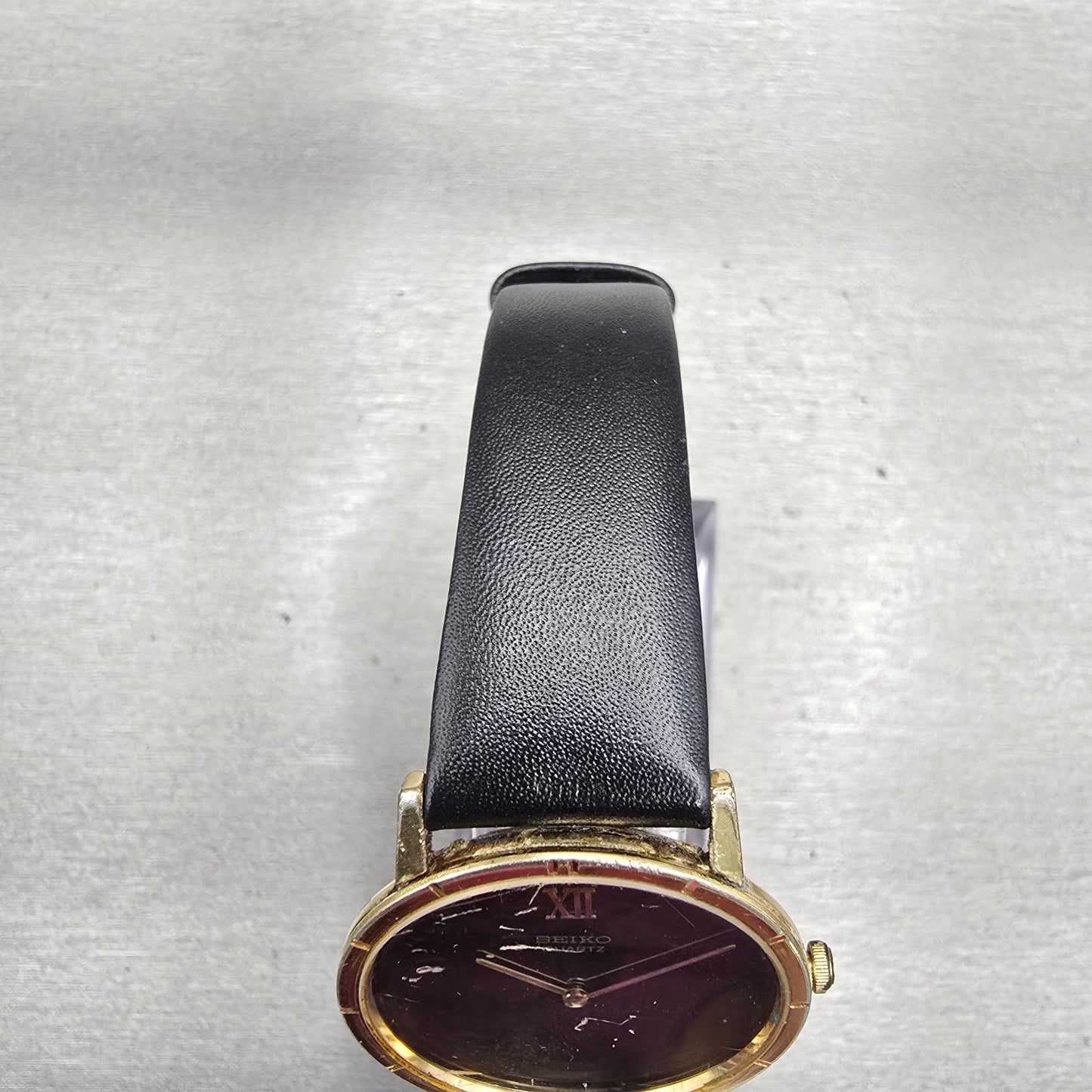 Seiko Watch Men 33mm Brown Dial Gold Tone Round 2620-0059 New Battery Vintage3
