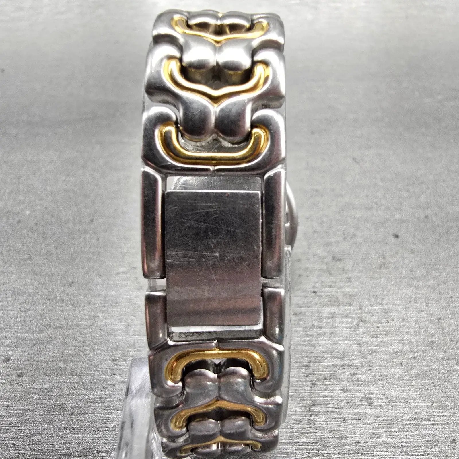 Bulova Marine Star Watch Women 27mm Silver Dial Two Tone Date 98M39 New Battery7