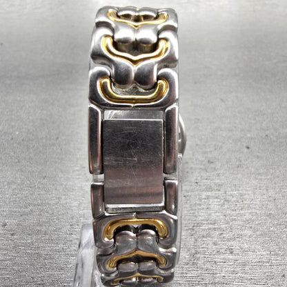 Bulova Marine Star Watch Women 27mm Silver Dial Two Tone Date 98M39 New Battery7