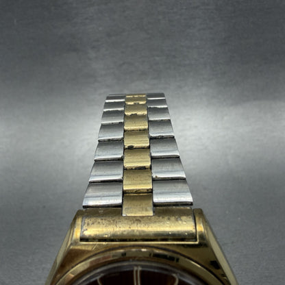 Seiko Automatic Watch Men 38mm Champagne Dial Two Tone Daydate 63098009 Runs4