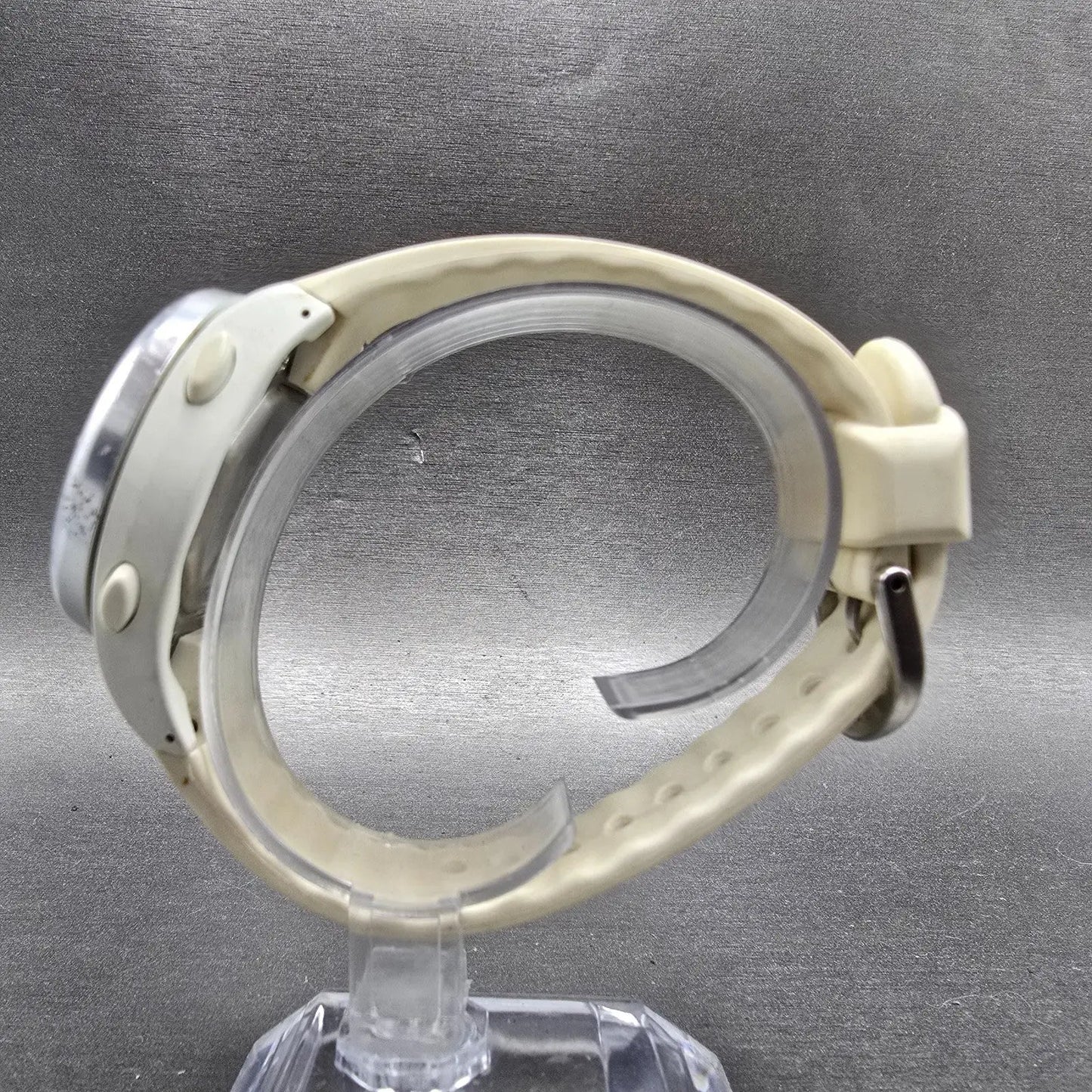Seiko Wired Spoon Watch Men 38mm Silver Digital Alarm Chronograph New Battery6