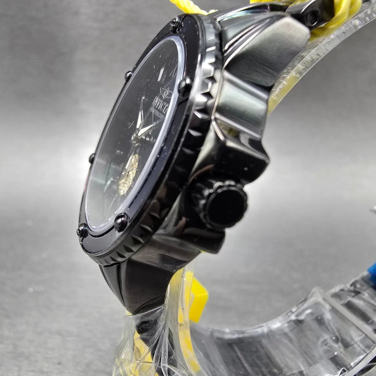 Invicta Watch Women 26mm MOP Dial Black Tone 5099 Round Bracelet New Battery2