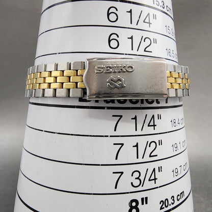 Seiko Watch Women 24mm Silver Dial Two Tone Daydate Round 3Y030010 New batt10