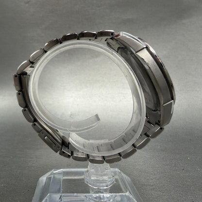 Citizen Eco-Drive Exceed Watch Men 37mm Black Dial Titanium Atomic Date READ!!!!9