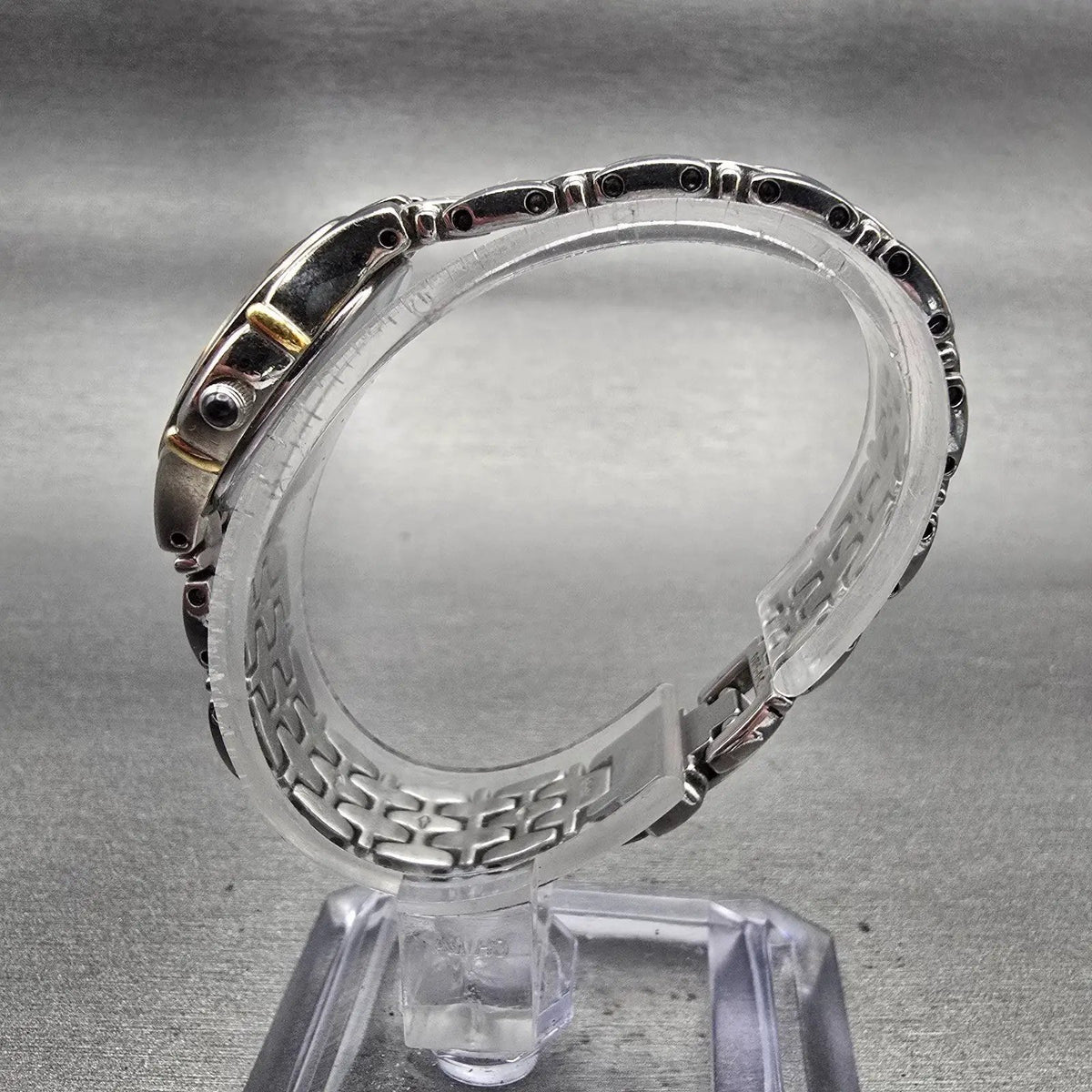 Seiko Exceline Solar Watch Women 22mm MOP Dial Silver Tone Oval V110-5A40 Works6