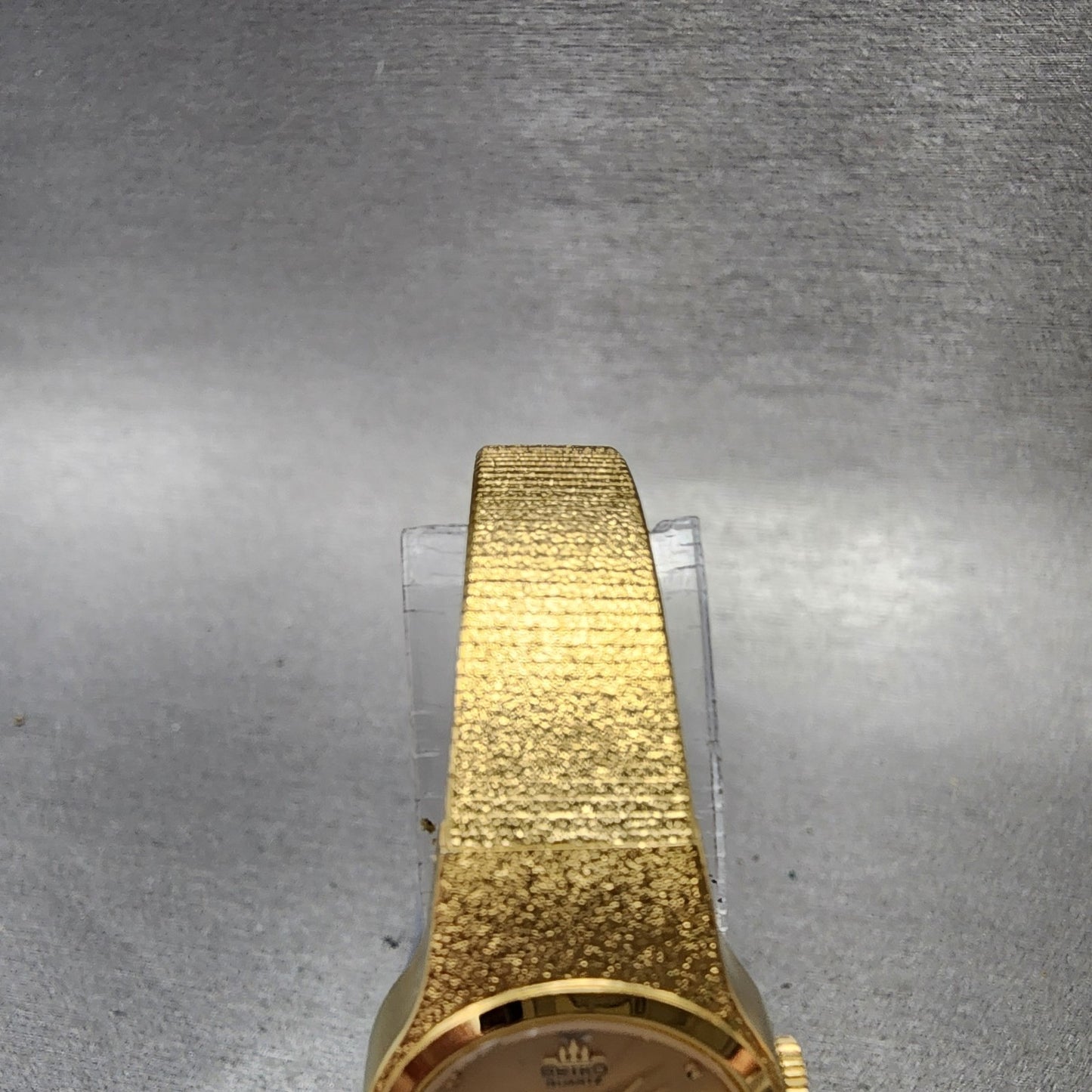 Seiko Watch Women 20mm Champagne Dial Gold Tone Round 8Y210020 New Battery4