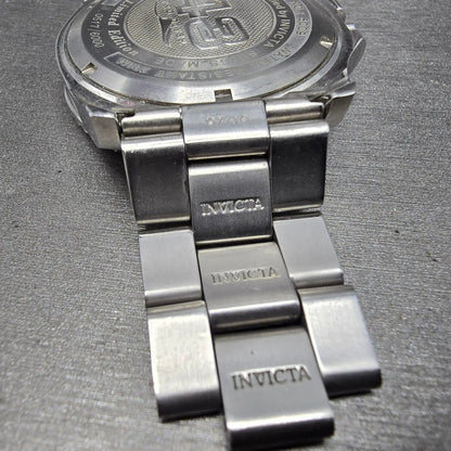 Invicta Pro Diver Watch Men 43mm MOP Dial Silver Tone Date 5009 PARTS NO CROWN16