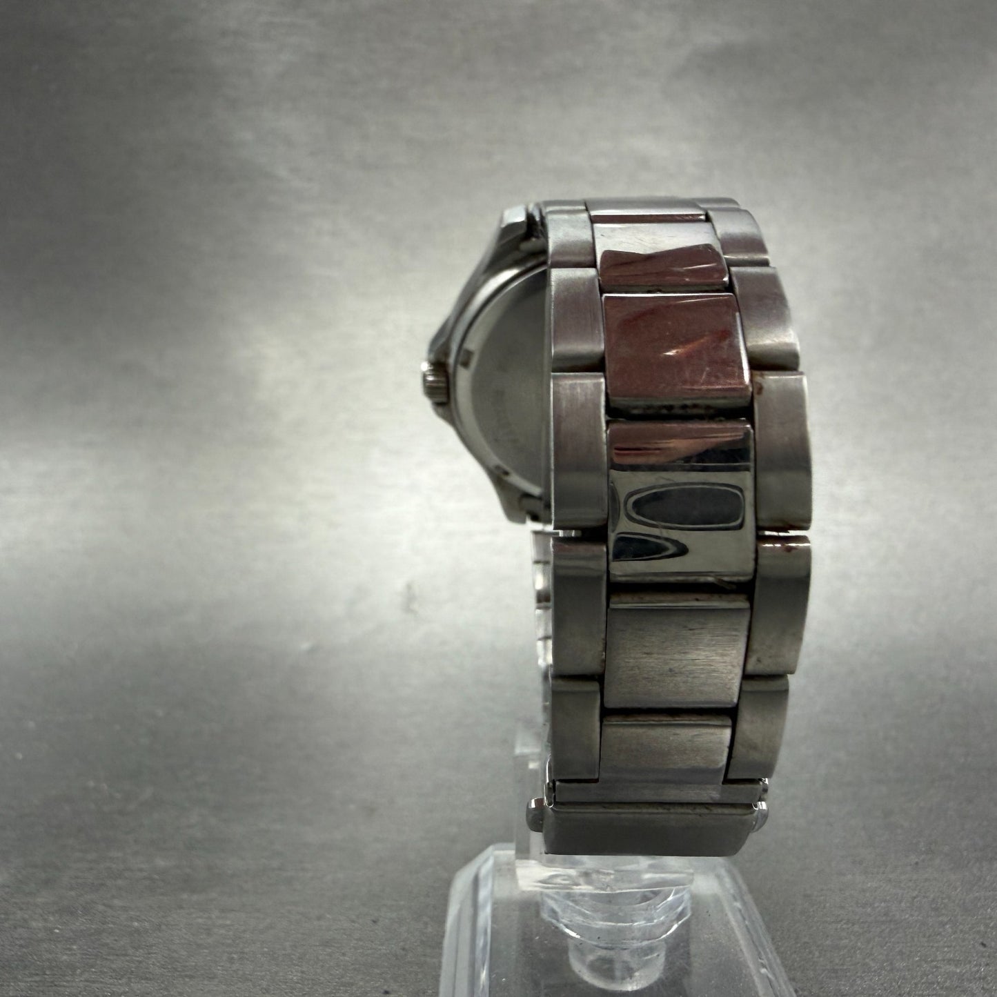 Croton Watch Men 38mm White Dial Silver Tone Daydate Round RT-144M New Battery7
