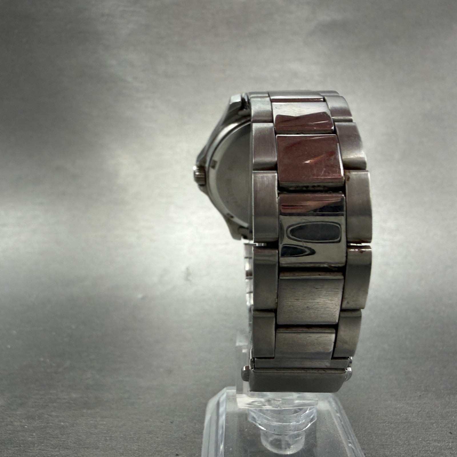 Croton Watch Men 38mm White Dial Silver Tone Daydate Round RT-144M New Battery7