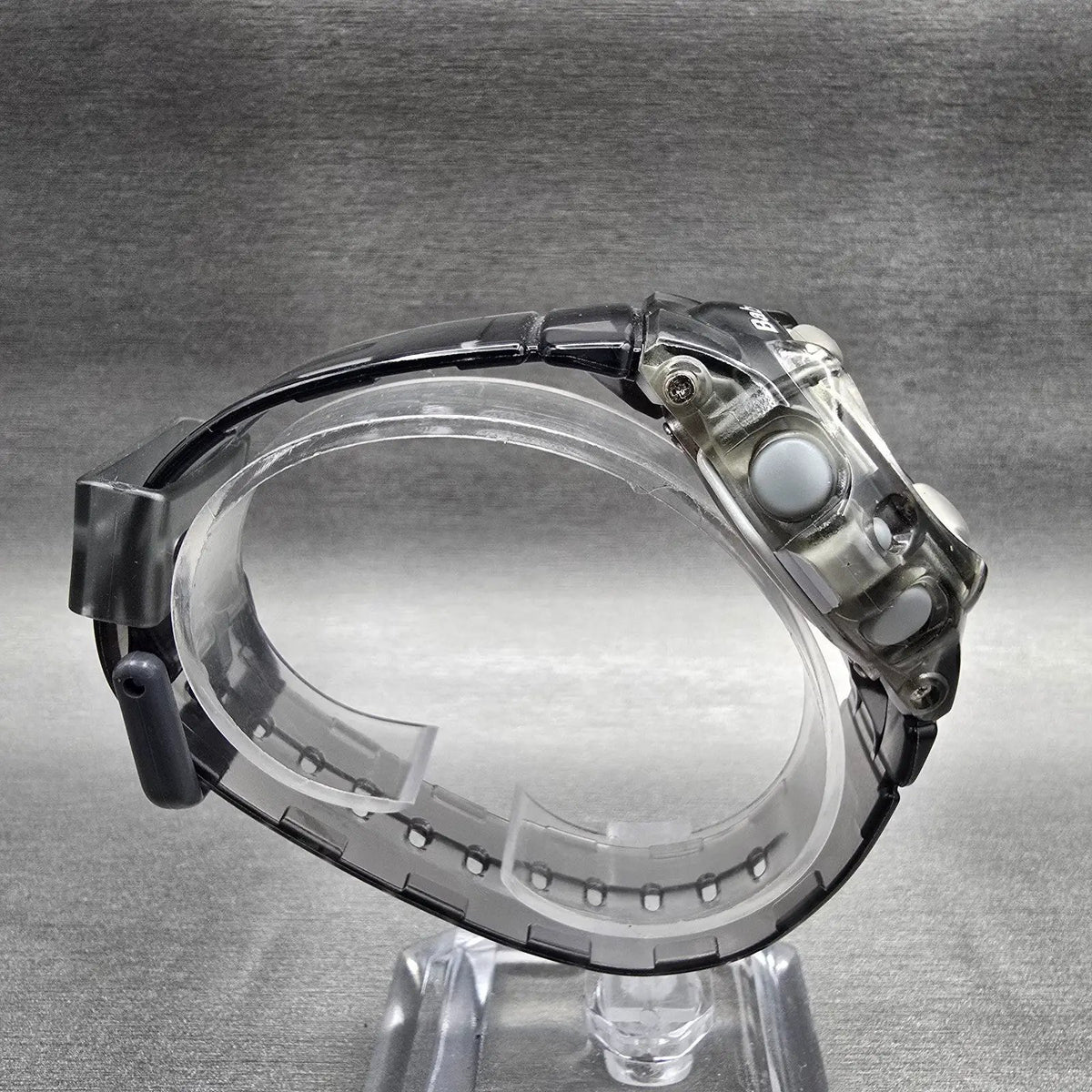 Casio Baby-G BG-169R Watch Women 42mm Silver Gray Chrono Alarm Round New Battery8