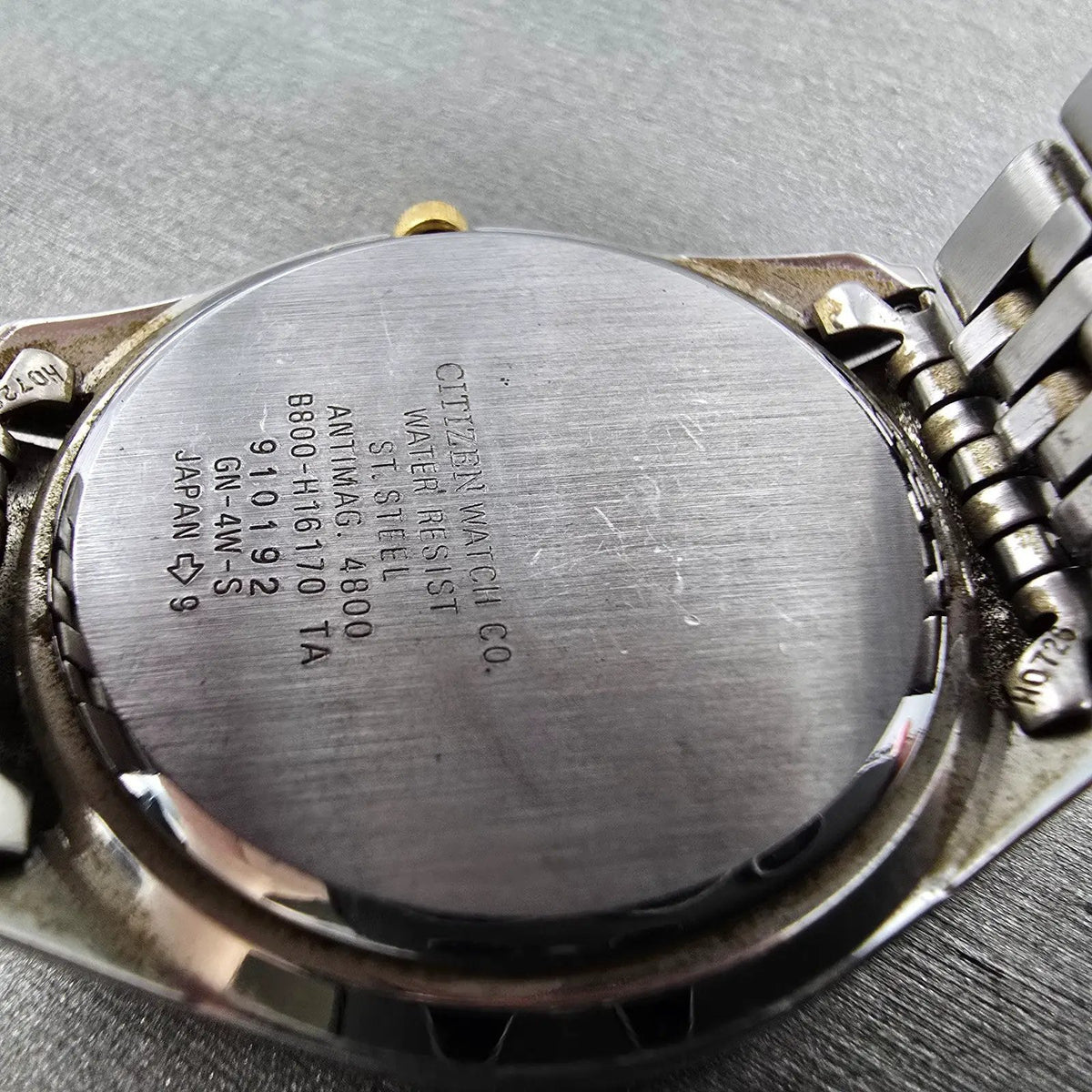 Citizen Forma Eco-Drive Watch Men 36mm Champagne Dial Two Tone Round Works JDM9