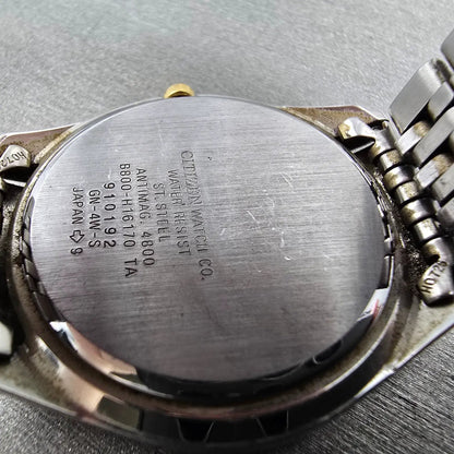 Citizen Forma Eco-Drive Watch Men 36mm Champagne Dial Two Tone Round Works JDM9
