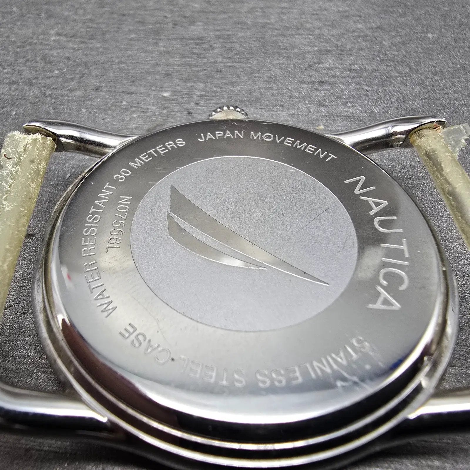 Nautica Watch Men 42mm Silver Dial Stainless Steel Round N07556L New Battery6