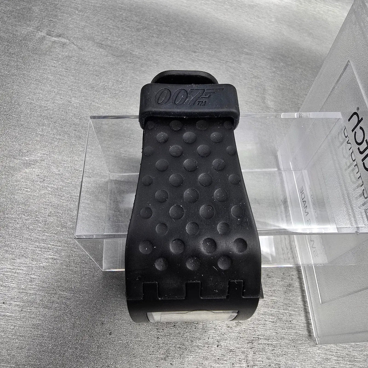 Swatch Dr. No Chronograph Watch Men 31mm Black Dial Black Tone Date SUEB400 NOS4