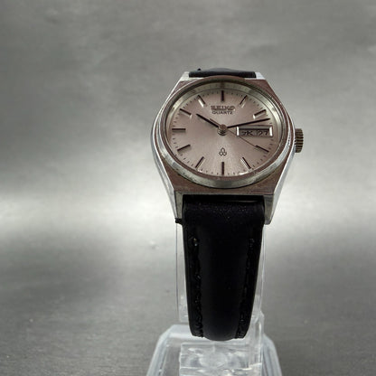 Seiko Watch Women 24mm Silver Dial Silver Tone Daydate 2626-0010 New Battery TG55