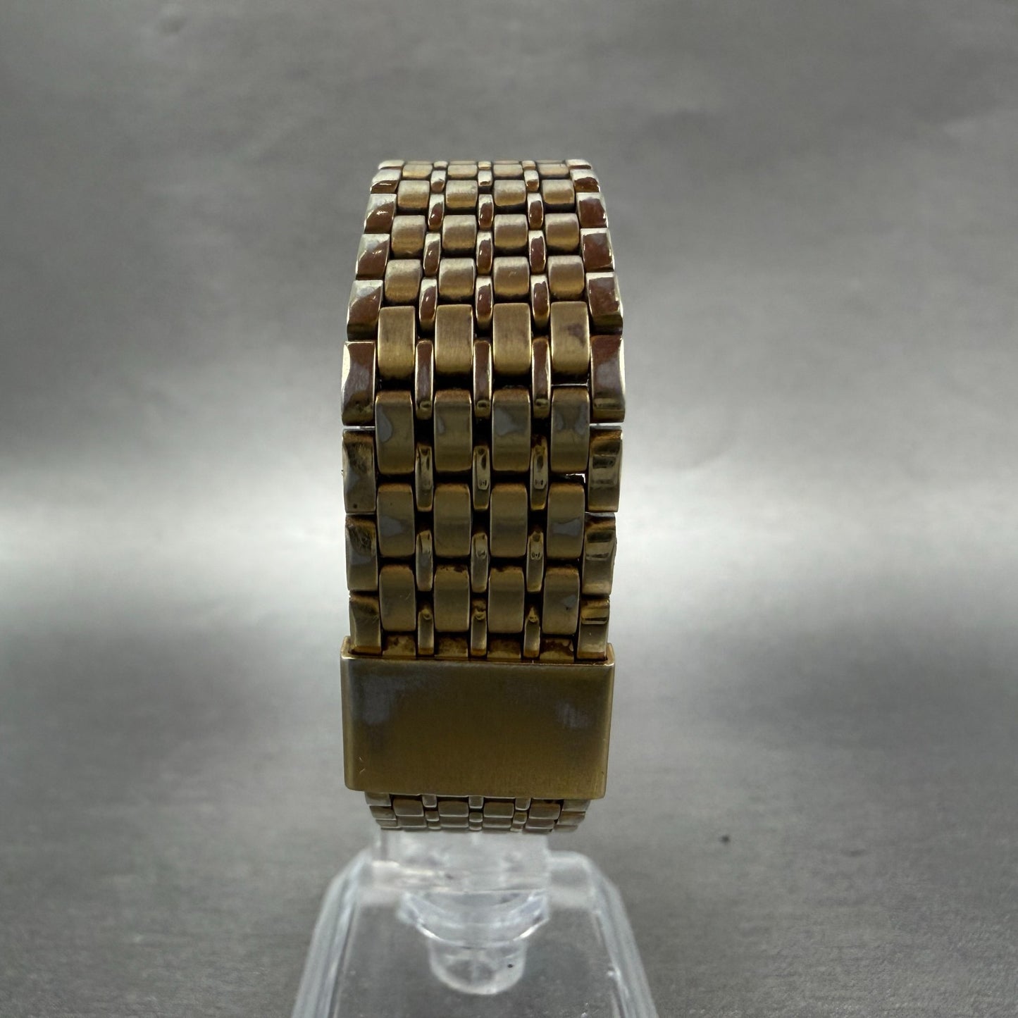 Citizen CQ Tank Watch Men 25mm Champagne Dial Gold Tone 3620-364660 New Battery8