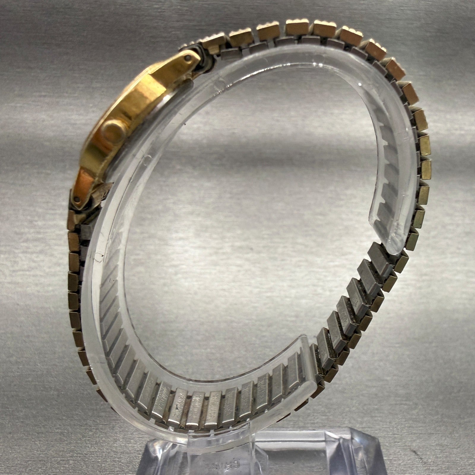 Seiko Watch Women 20mm Gold Dial Gold Tone Round 2C20-0359 Vintage New Battery6